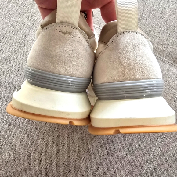 One Fine Day Beige and Ivory Sneakers Sz Eu 42 / US 11 - Picture 4 of 15